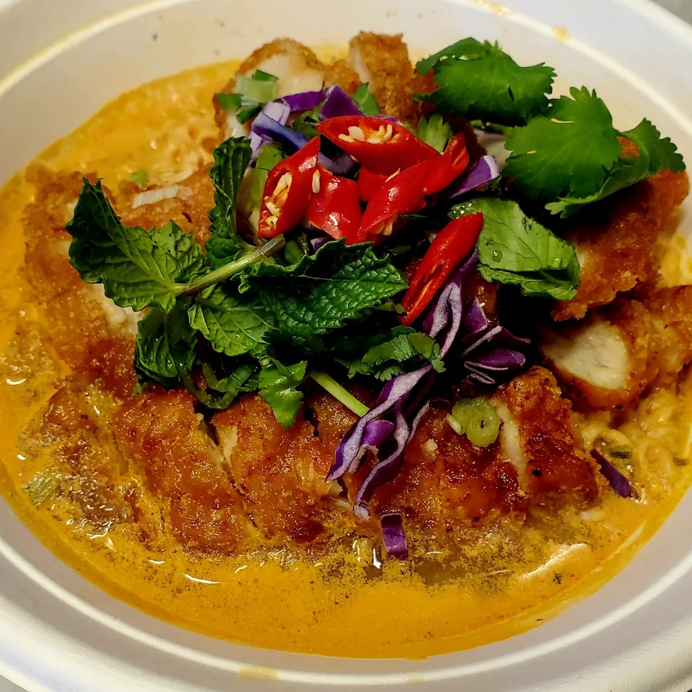 Creamy Tom Yum Noodle Soup