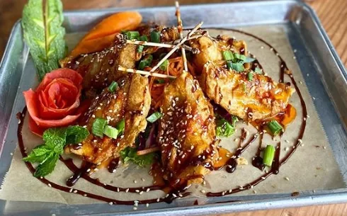 Walking Crispy Dumplings