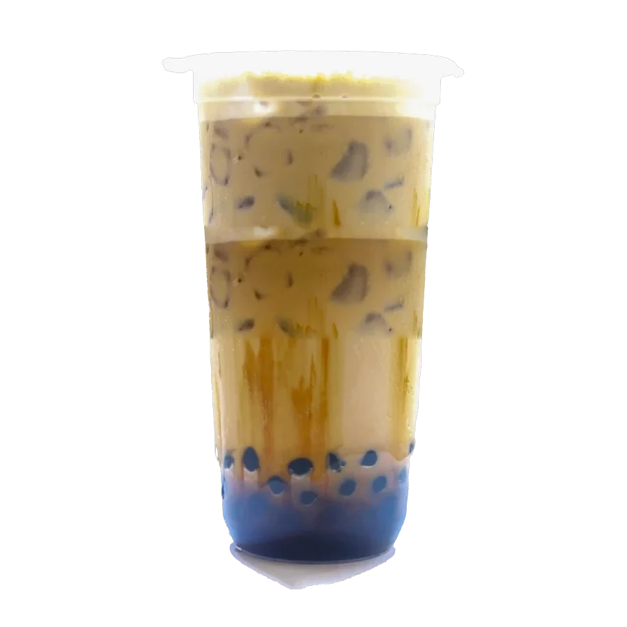 Brown Sugar Milk Tea in a Pearl & Mint Tea Co. cup