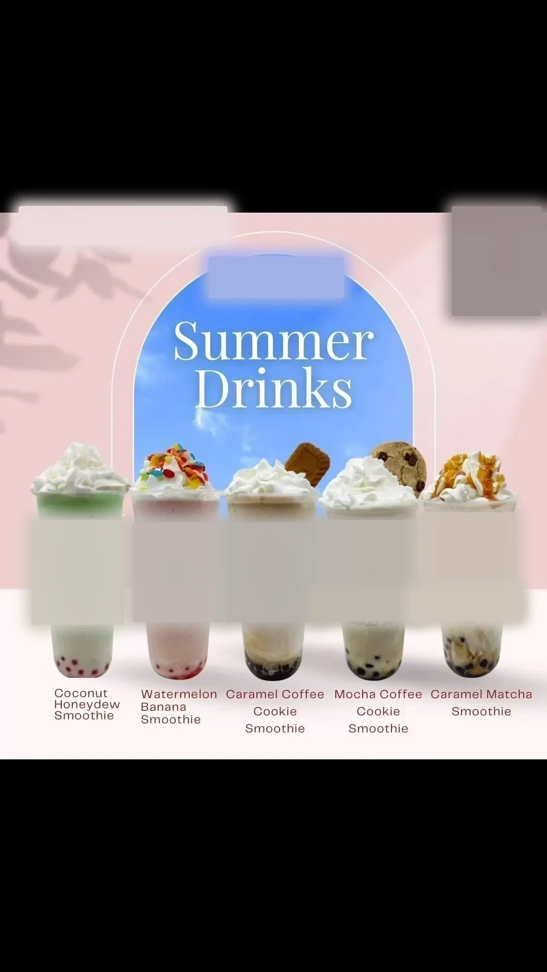 Summer smoothie lineup