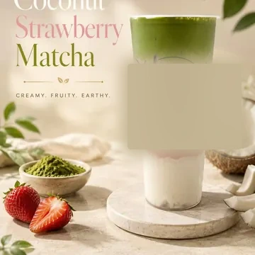 Coconut Strawberry Matcha