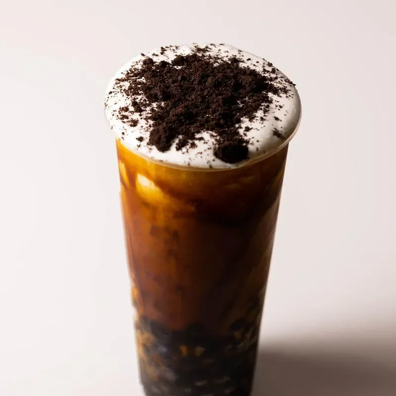 Golden Hour Tea Co. brown-sugar boba
