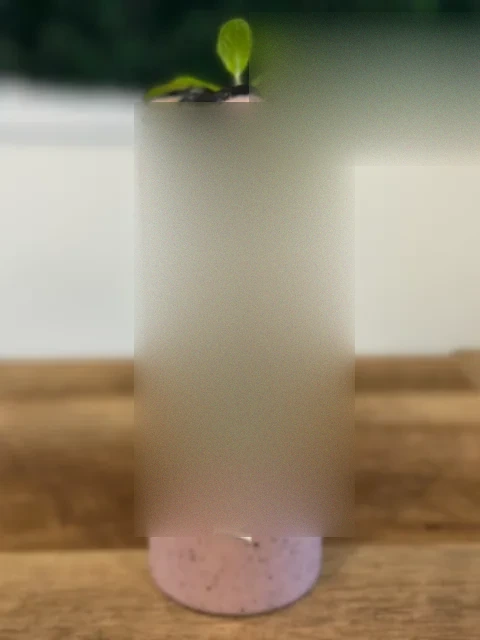 Blueberry banana milkshake