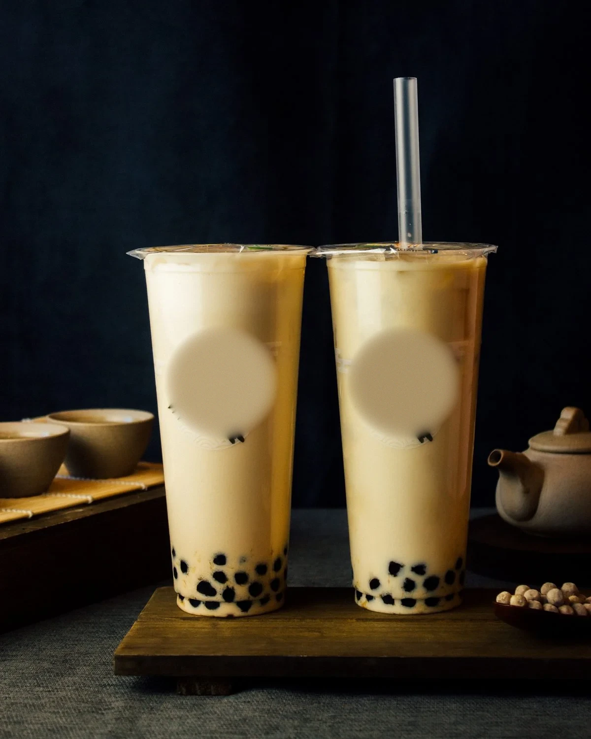 An Amber Hour Tea Co. boba milk tea