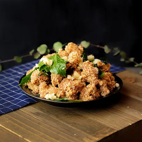 Fresh Garlic Popcorn Chicken