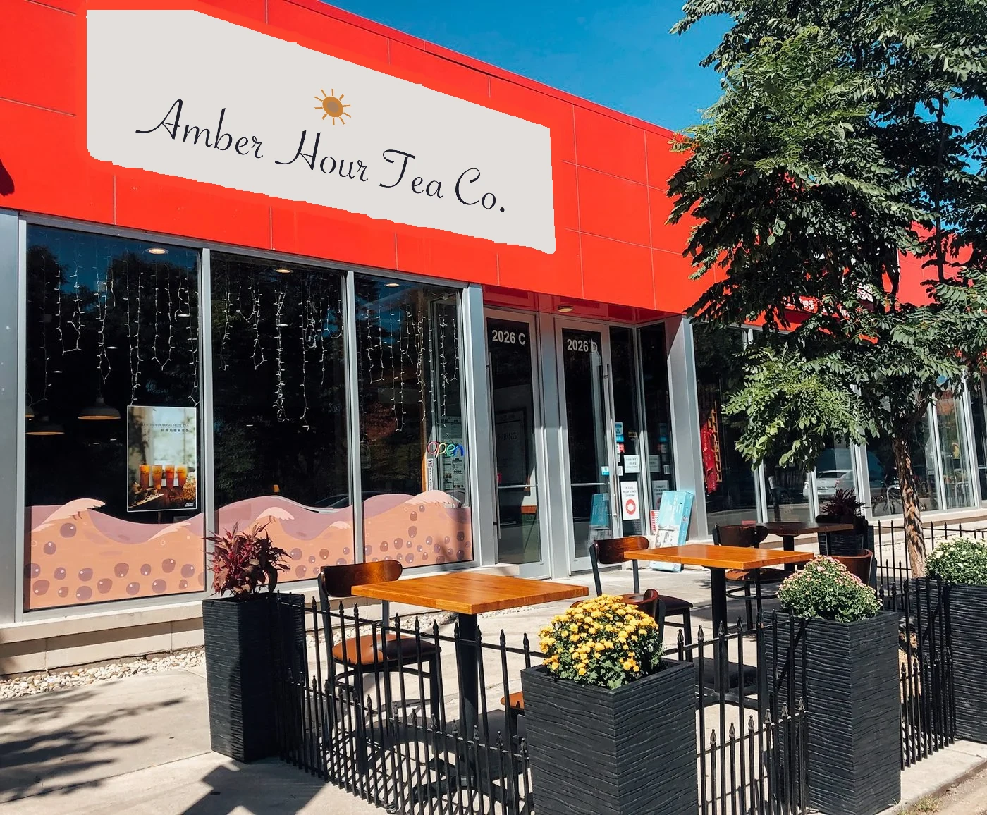 Amber Hour Tea Co. storefront