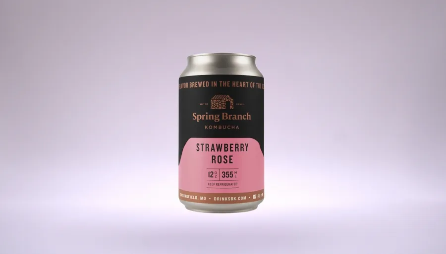 Strawberry Rose Kombucha