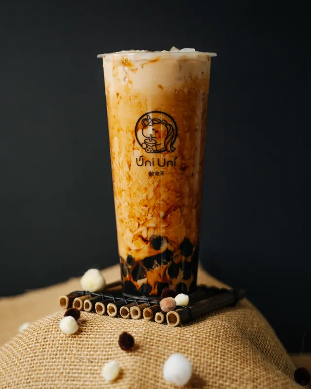 Ancient Brown Sugar Milk Tea with Tapioca