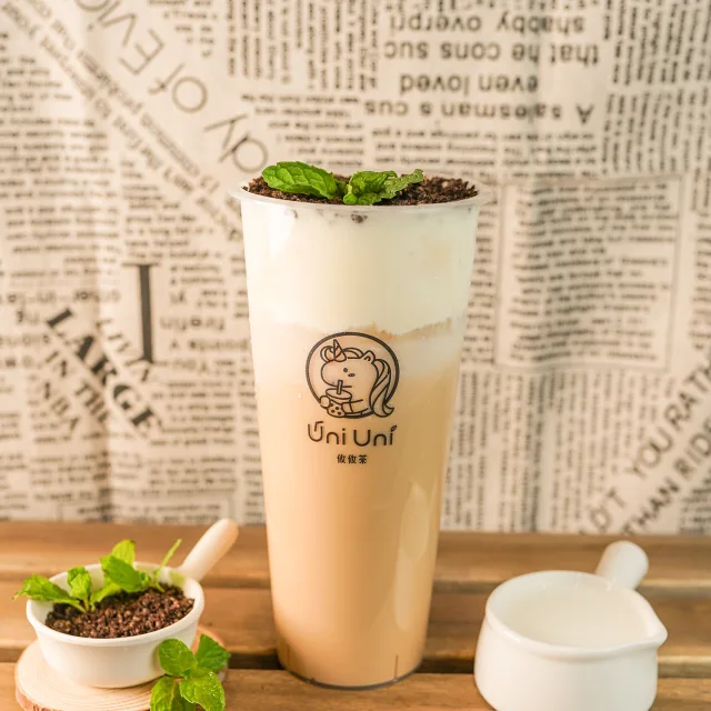 Handcraft Garden Milk Tea (Oreo Cheese Foam with Mint)