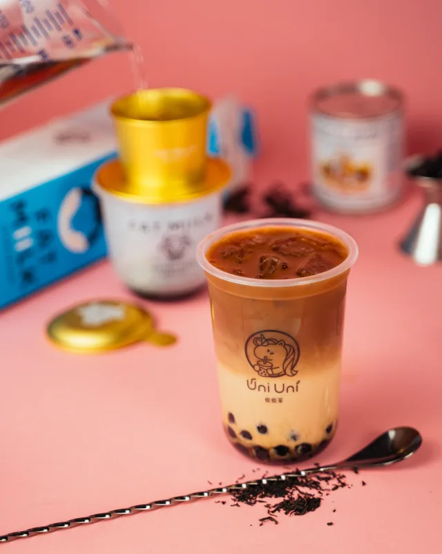 Lovebirds Tea with Vietnamese Coffee & Tapioca