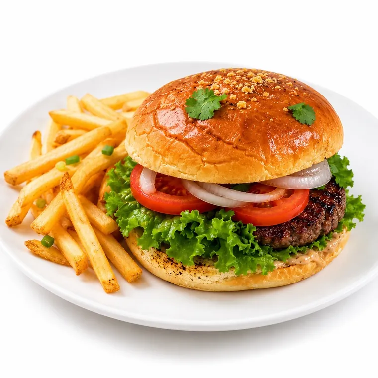 Da Big Bangkok Burger — Fusion at Ember Tusk Kitchen