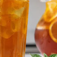 Iced Honey Ginger Tea