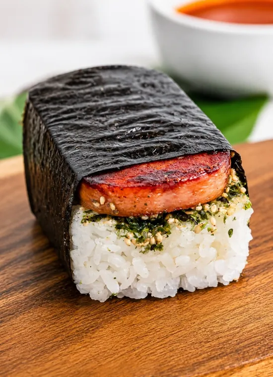 Spam Musubi — Fusion at Ember Tusk Kitchen