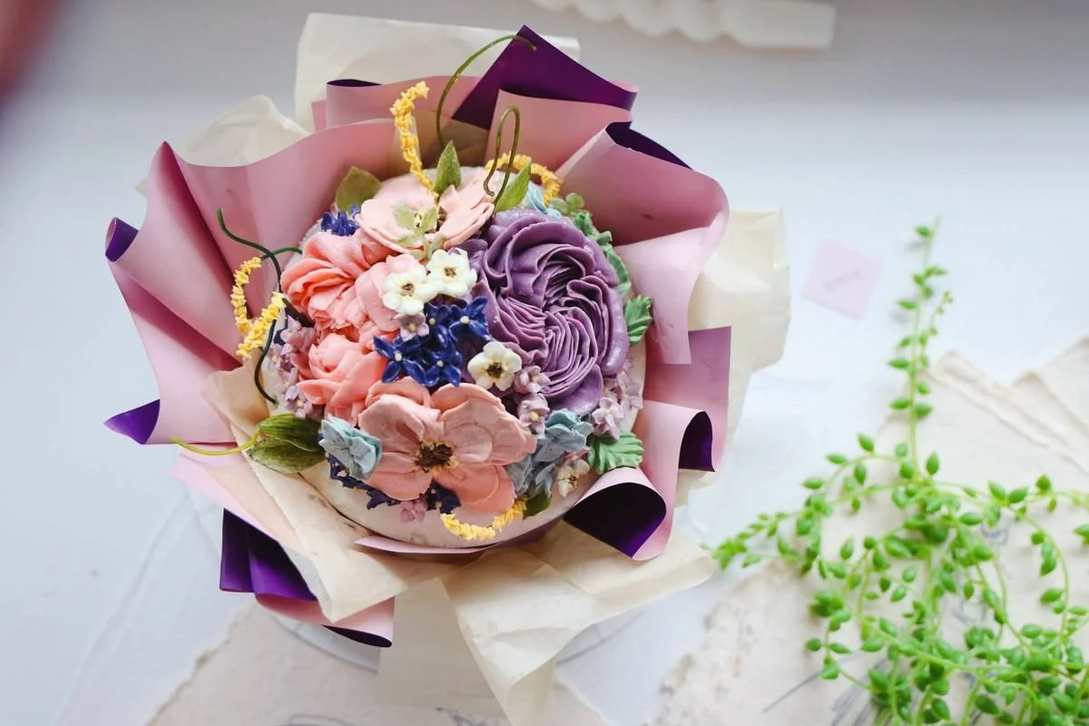 Flower Bouquet Cake