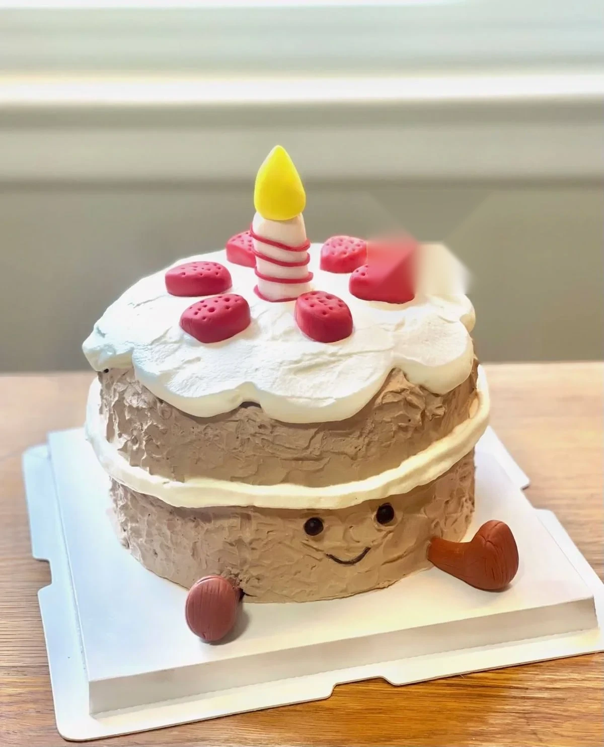 Smiley Birthday Cake