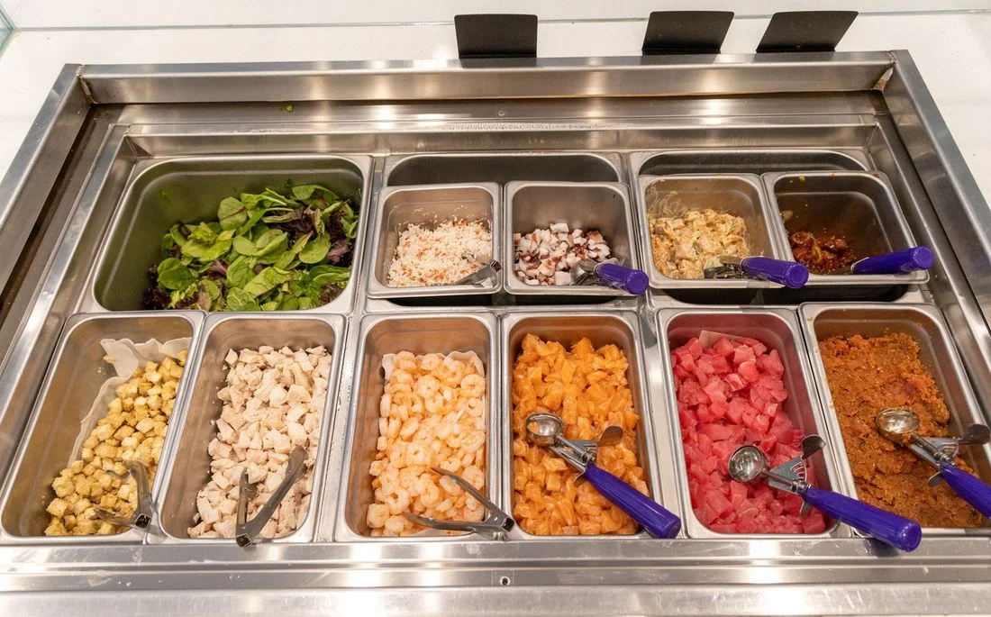 Build-your-own poke bowl