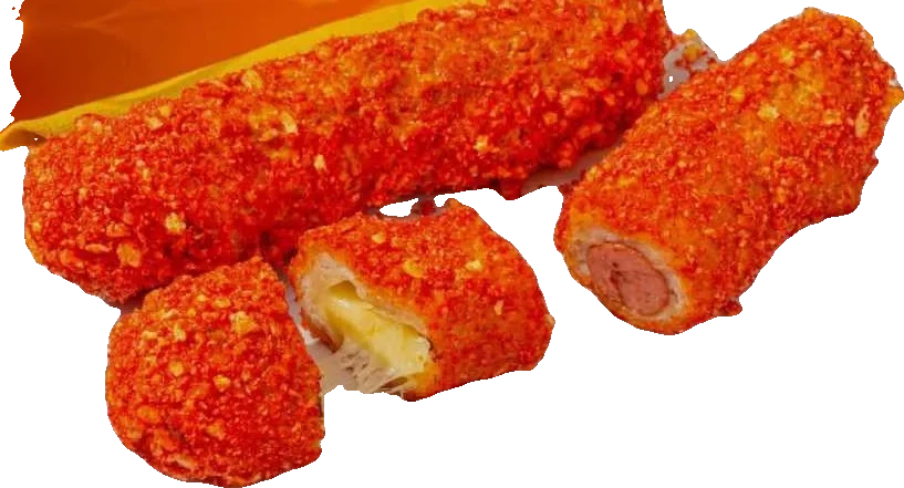 Korean corn dogs from the food truck