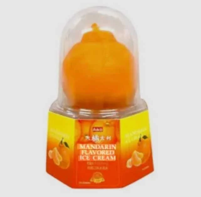 Mandarin Flavored Ice Cream